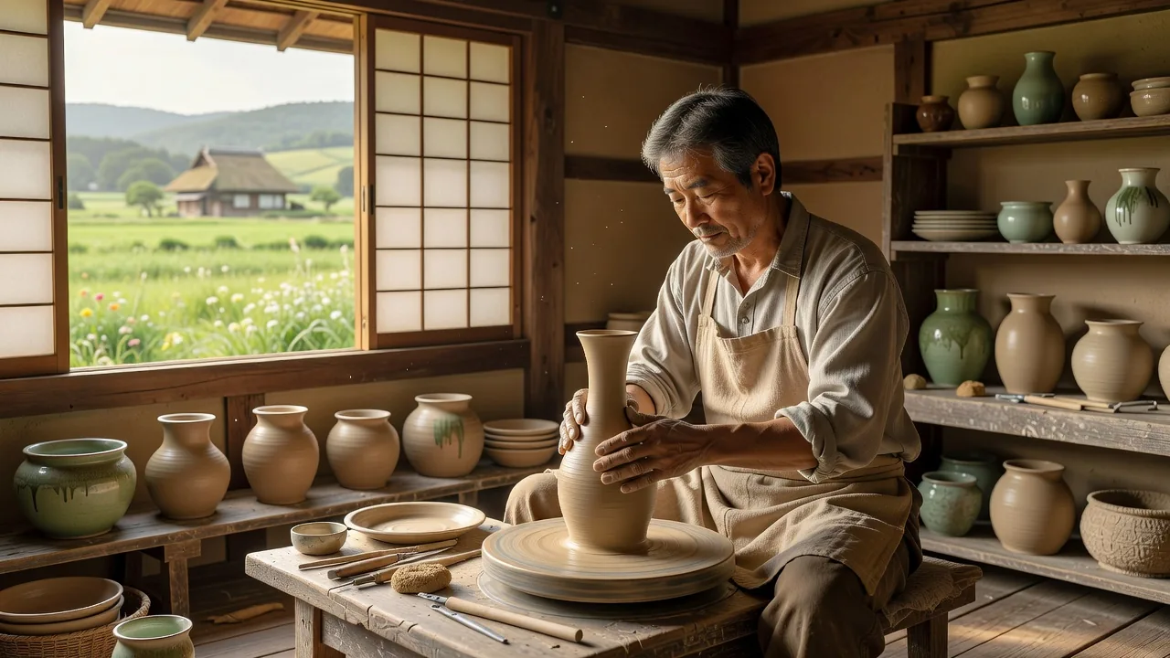 陶芸の手仕事
